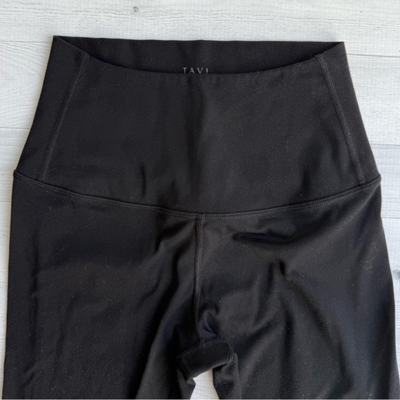 TaviSculpt® High Waisted Crop Leggings Black Size S - Picture 5 of 7